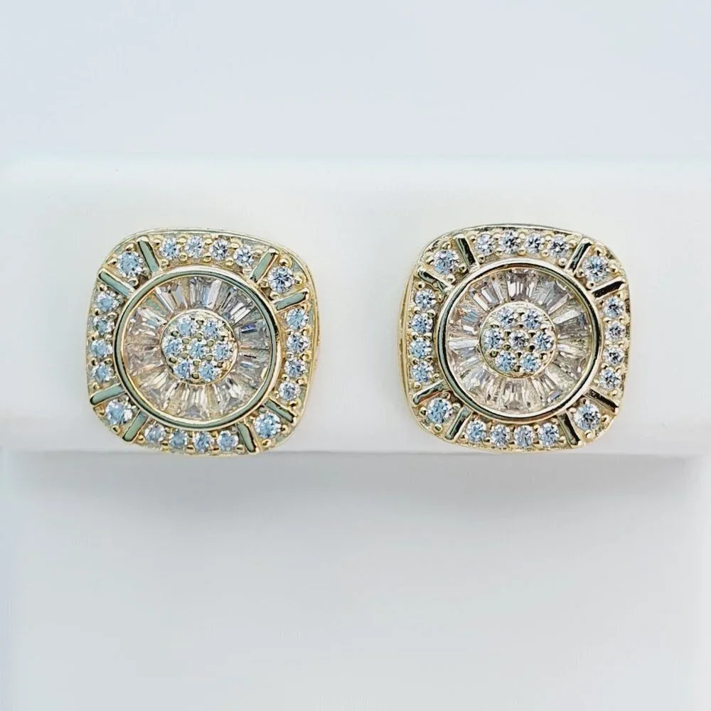 925 Sterling Silver Cubic Zirconia Earrings, U19254797